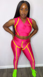 Pink/Green Reflector 2 Piece Set
